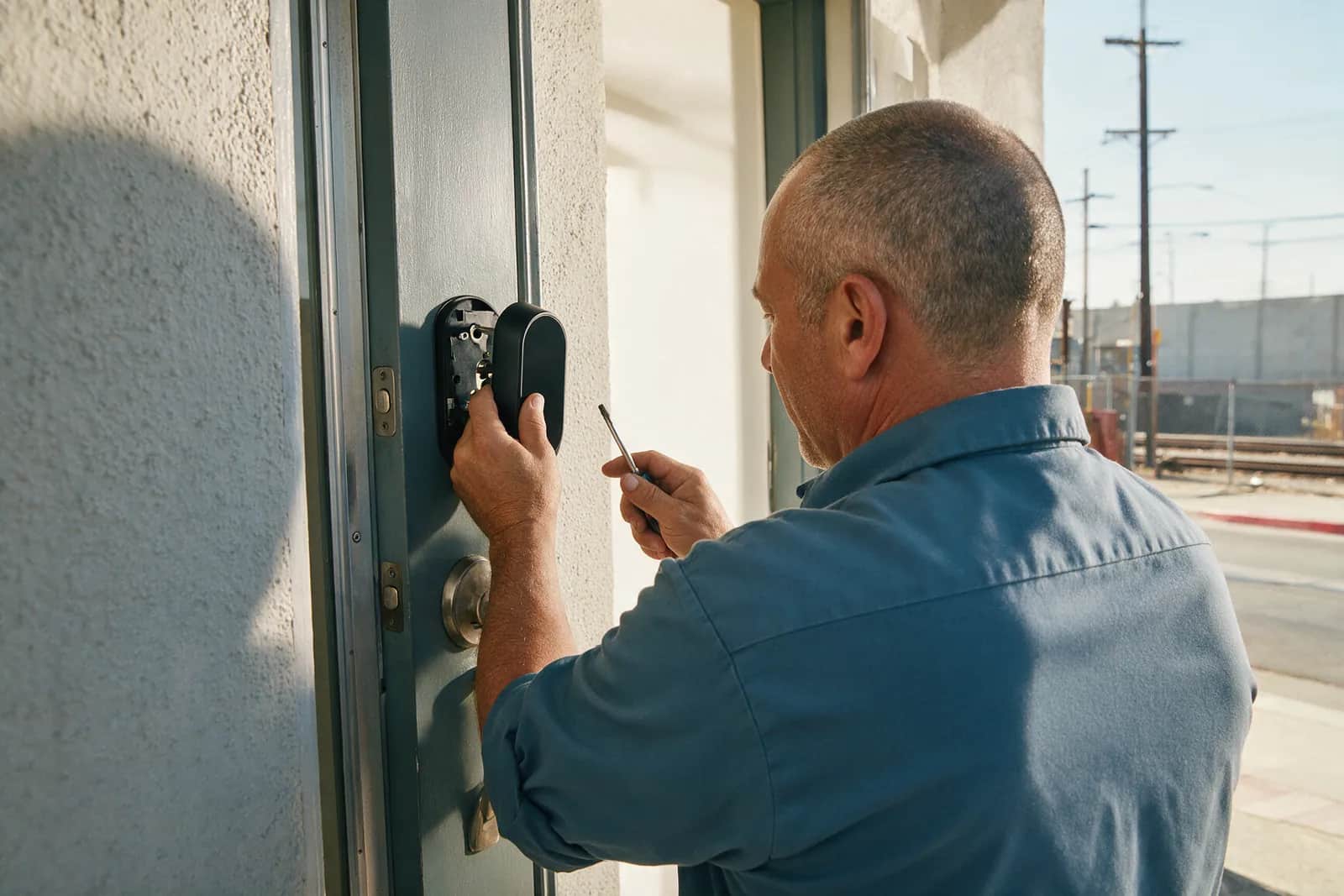Smart Lock Installation in San Leandro by Estudillo Security