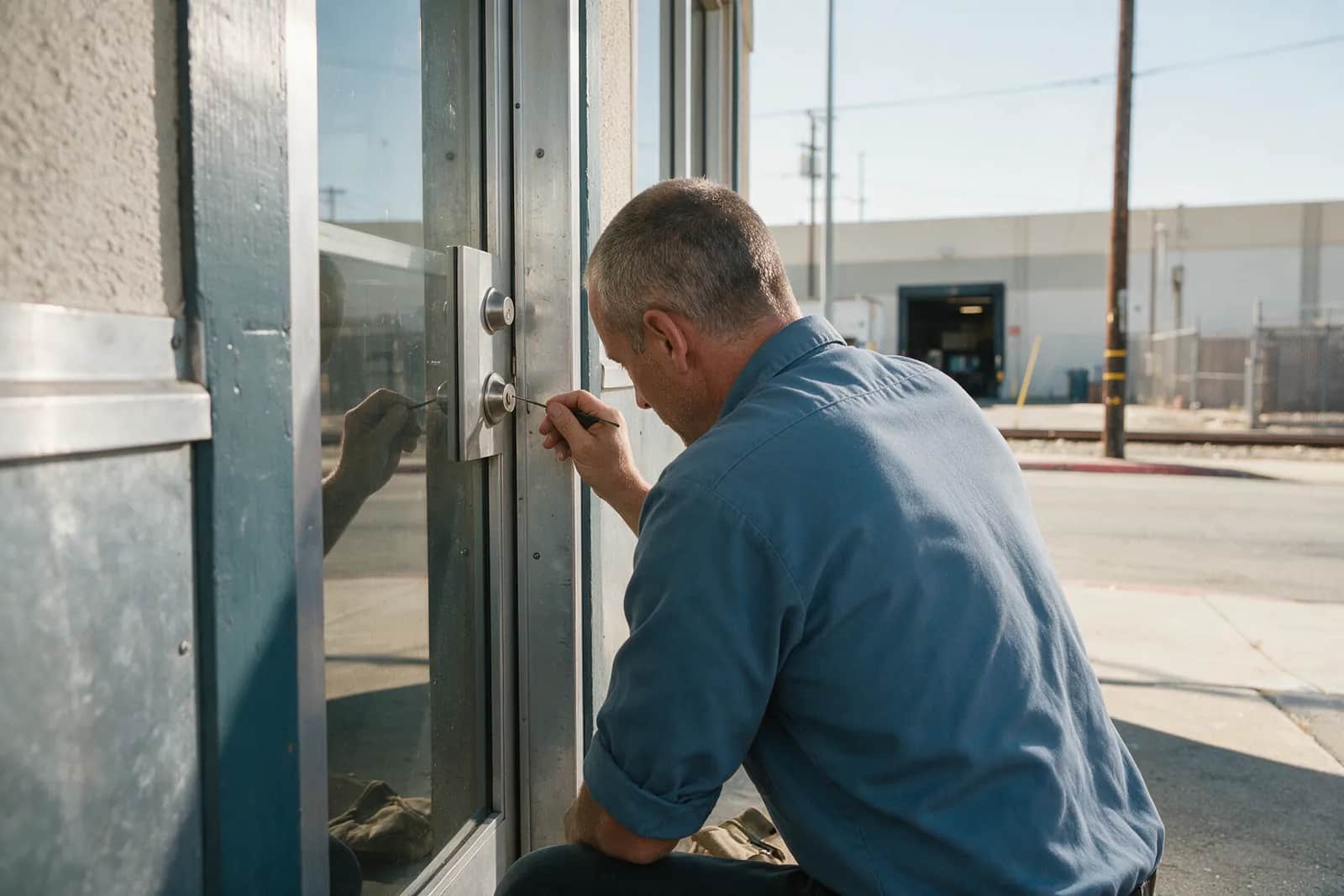 Business Lockout in San Leandro by Estudillo Security