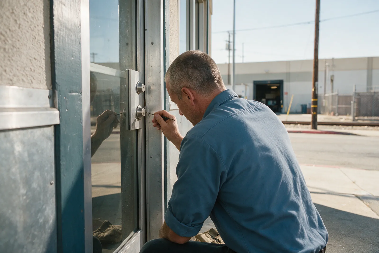 Business Lockout in San Leandro by Estudillo Security